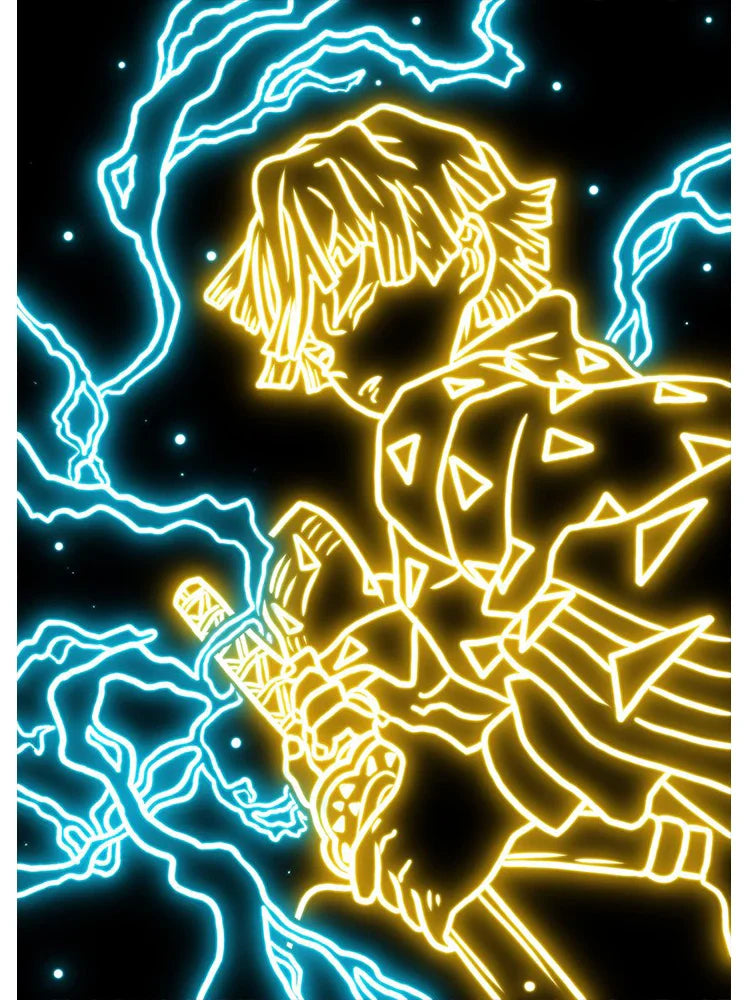 Neon Poster – Unique, Cartoon Anime Style Eden of Clothes 