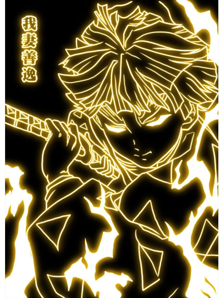 Neon Poster – Unique, Cartoon Anime Style Eden of Clothes 