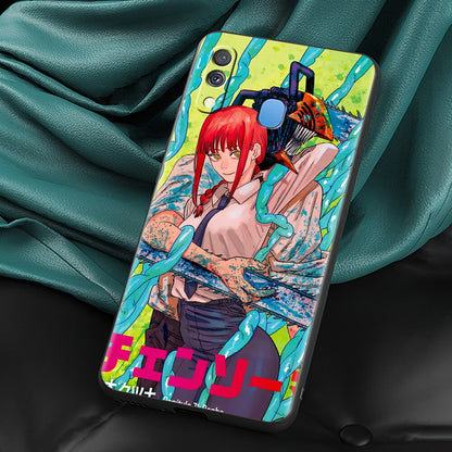 Anime Chainsaw Man Silicone Case For Samsung Galaxy phone case - Phone Case