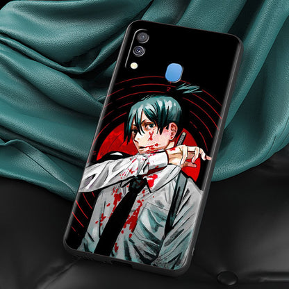 Anime Chainsaw Man Silicone Case For Samsung Galaxy phone case - Phone Case