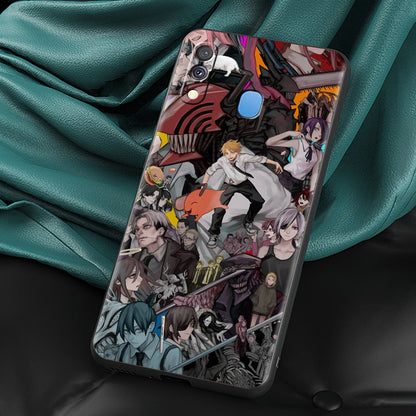 Anime Chainsaw Man Silicone Case For Samsung Galaxy phone case - Design-3 / A50 - Phone Case