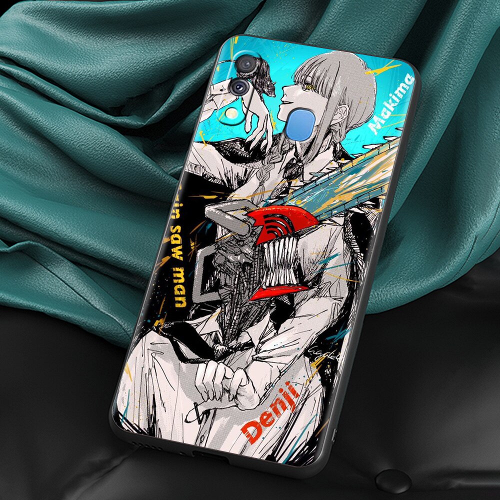 Anime Chainsaw Man Silicone Case For Samsung Galaxy phone case - Design-8 / A50 - Phone Case