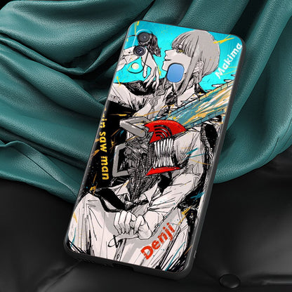 Anime Chainsaw Man Silicone Case For Samsung Galaxy phone case - Design-8 / A50 - Phone Case