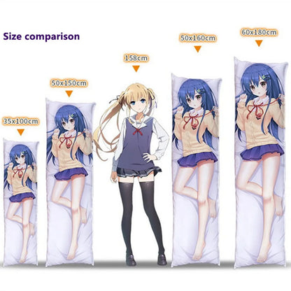 Anime Cute Custom Dakimakura Anime Body Pillow Cover 2 Side Print Pillowcase 2Way Peachskin Pillow Case Otaku Gifts