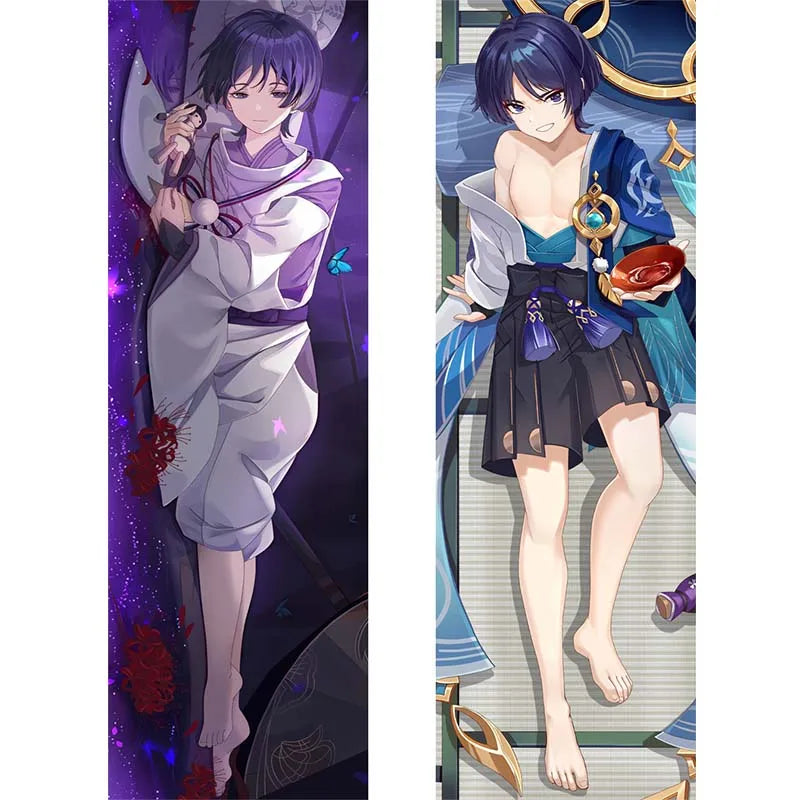 Anime Game Genshin Impact Dakimakura Cover - Pillowcase No.8 / 160X50cm Pillowcase - Pillows