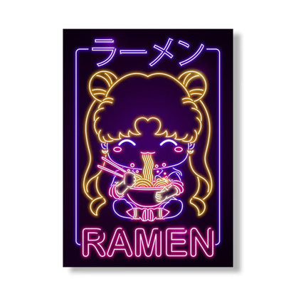 Neon Poster – Colectable, Anime Girl Design Eden of Clothes 