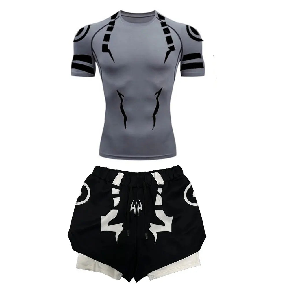 Compression Fitness Suit – Sorcerer Design, Jujutsu Kaisen Eden of Clothes 