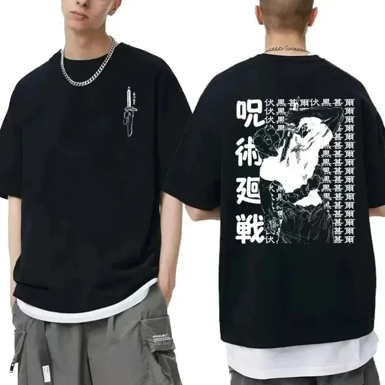 Anime Jujutsu Kaisen Fushiguro Toji T-shirt - Design 8 / S - T-Shirt