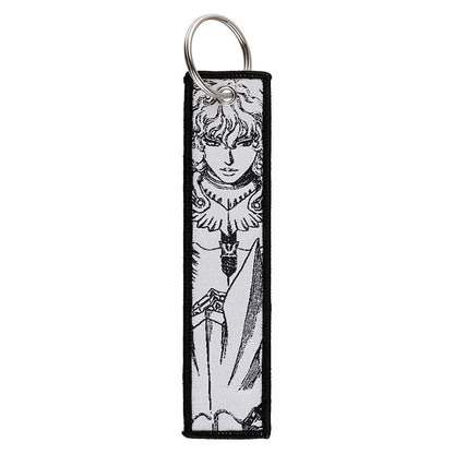 Anime Keychain Embroidery Key - Accessory