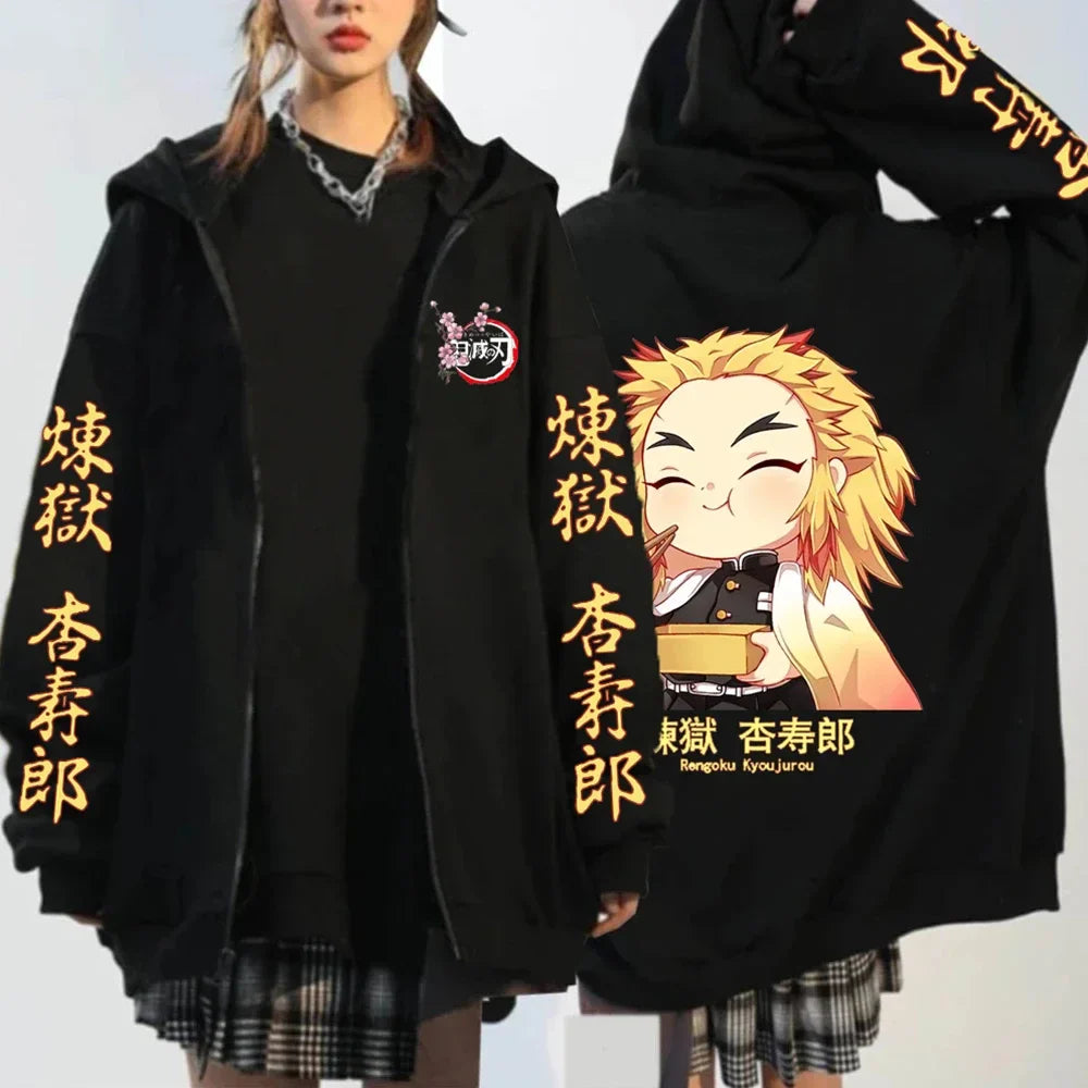 Kochou Shinobu Zipper Jacket – Stylish Design, Demon Slayer Character Eden of Clothes 