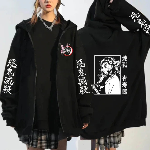 Kochou Shinobu Zipper Jacket – Stylish Design, Demon Slayer Character Eden of Clothes 