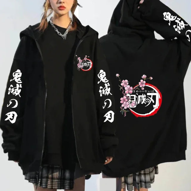 Kochou Shinobu Zipper Jacket – Stylish Design, Demon Slayer Character Eden of Clothes 