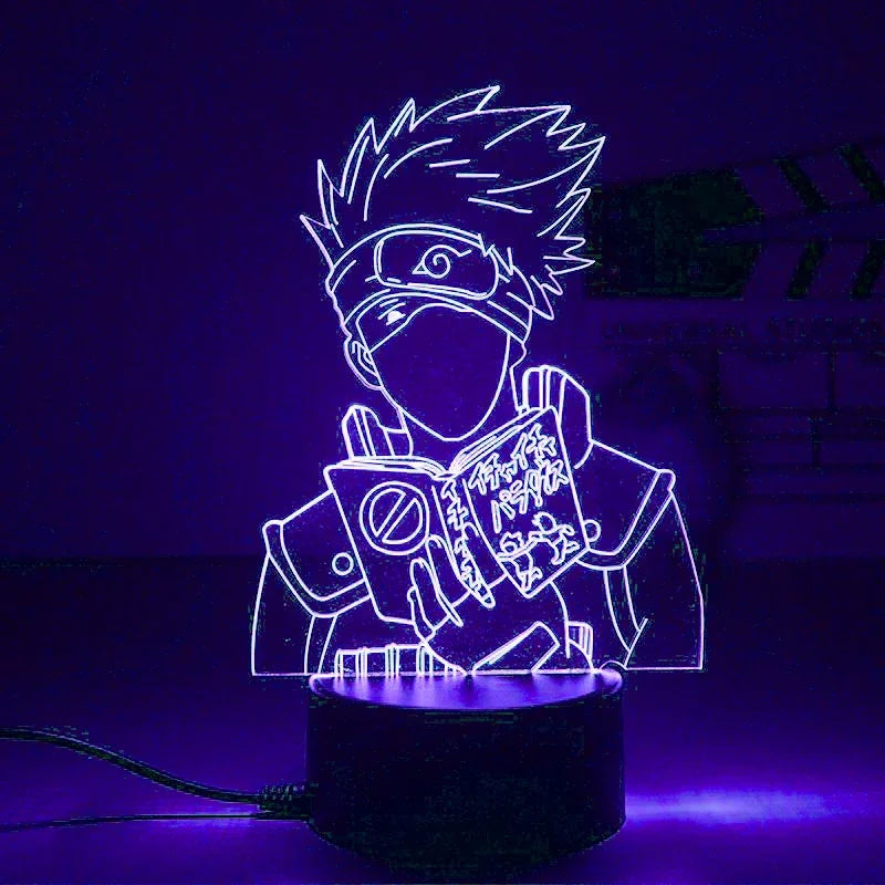 Anime Naruto Night Light - Design 17 / 16 color with remote - Accessory