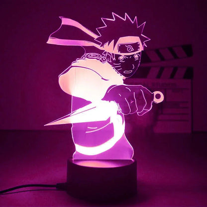 Anime Naruto Night Light - Design 20 / 16 color with remote - Accessory