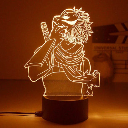 Anime Naruto Night Light - Design 25 / 16 color with remote - Accessory