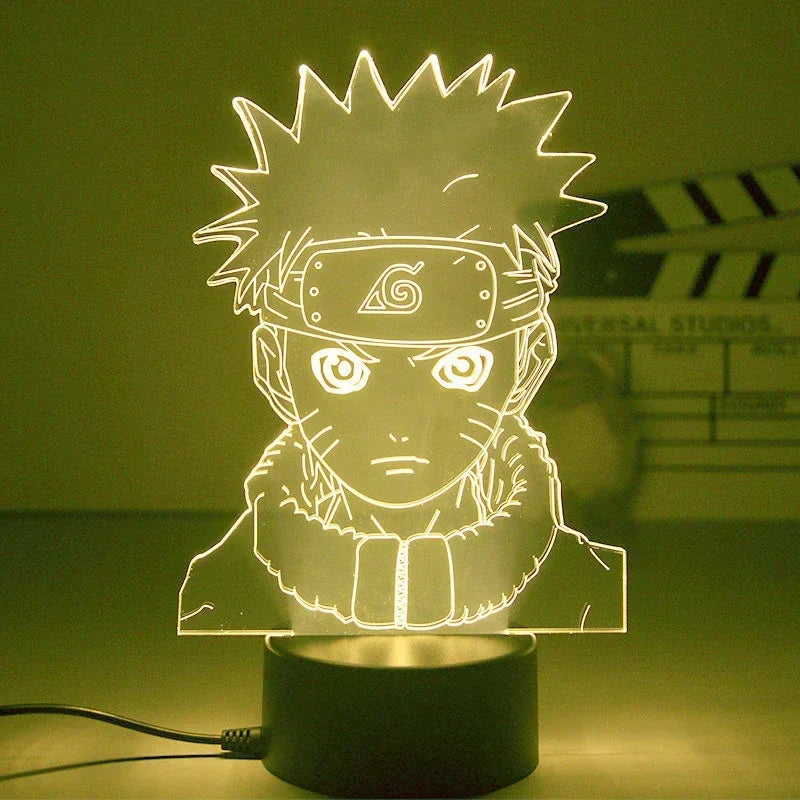 Anime Naruto Night Light - Design 27 / 16 color with remote - Accessory