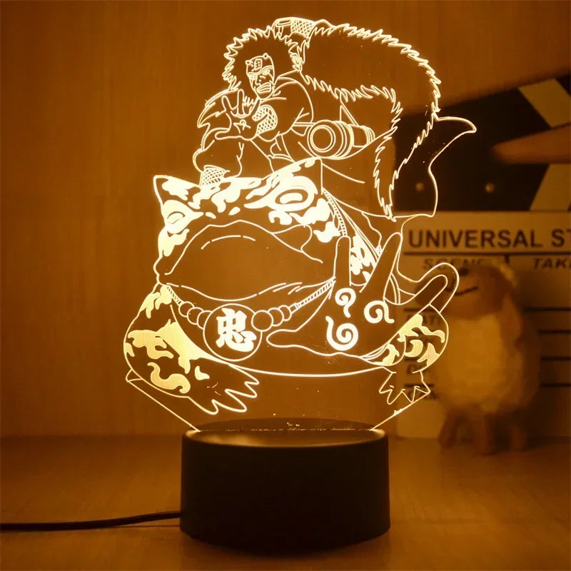 Anime Naruto Night Light - Design 6 / 16 color with remote - Accessory