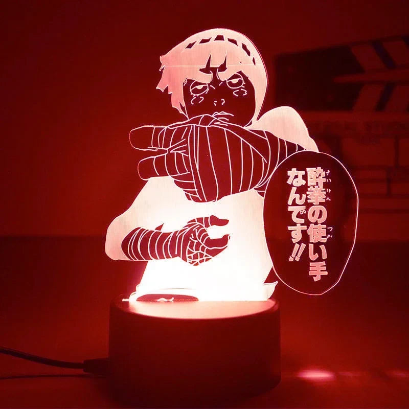 Anime Naruto Night Light - Design 7 / 16 color with remote - Accessory