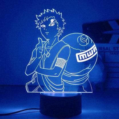 Anime Naruto Night Light - Design 8 / 16 color with remote - Accessory