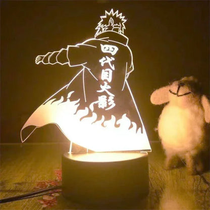 Anime Naruto Night Light - Design 9 / 16 color with remote - Accessory