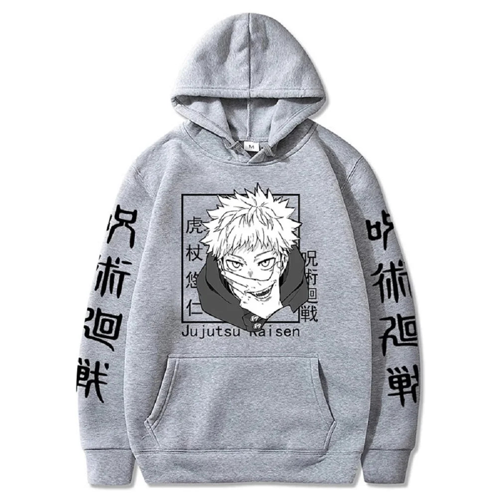 Character Print Sweatshirt – Graphic Design, Manga Style Eden of Clothes 