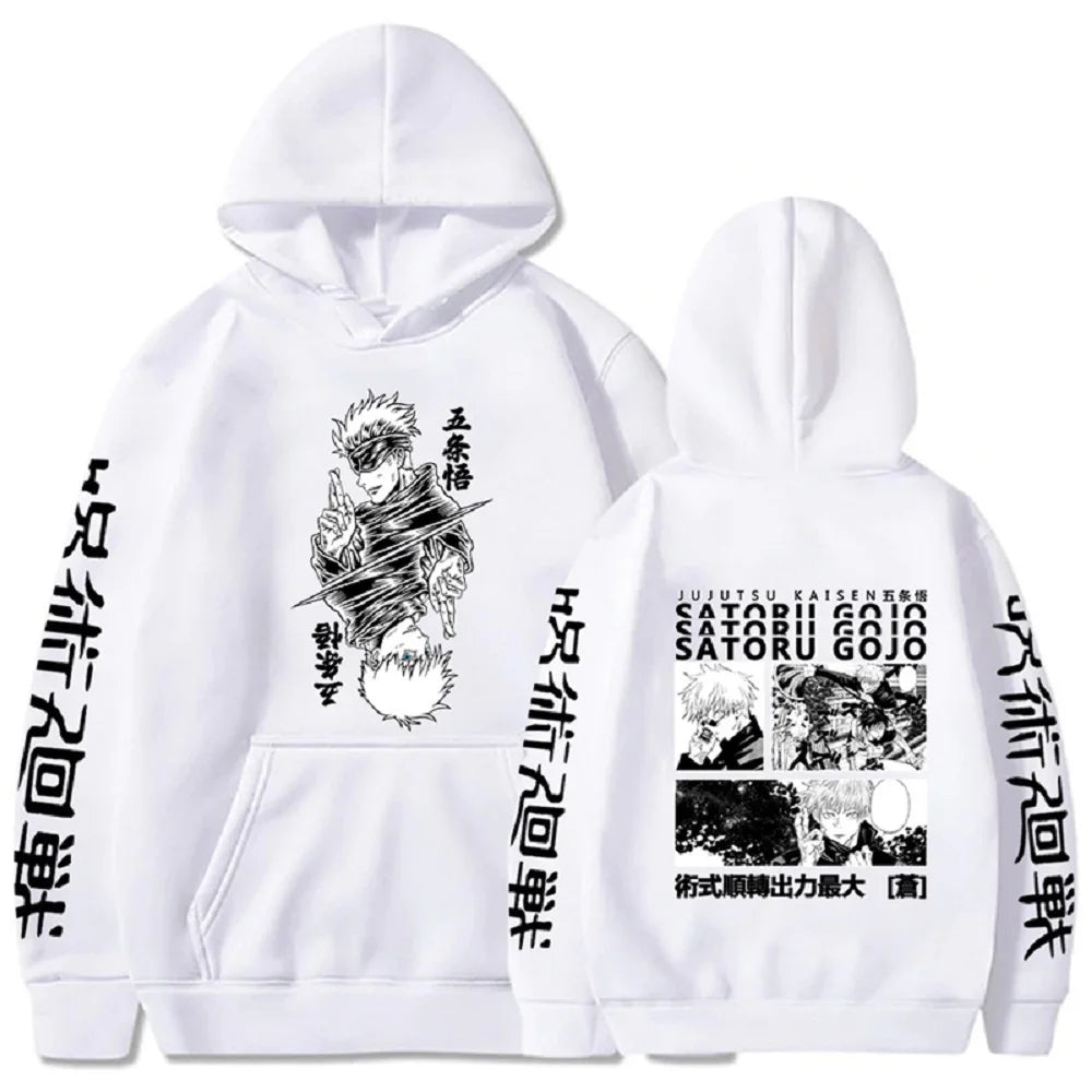 Character Print Sweatshirt – Graphic Design, Manga Style Eden of Clothes 