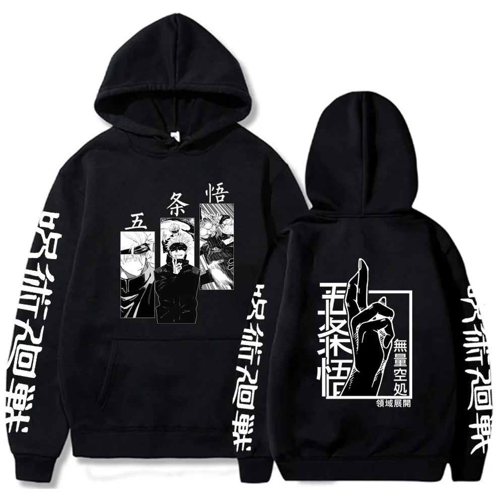 Character Print Sweatshirt – Graphic Design, Manga Style Eden of Clothes 