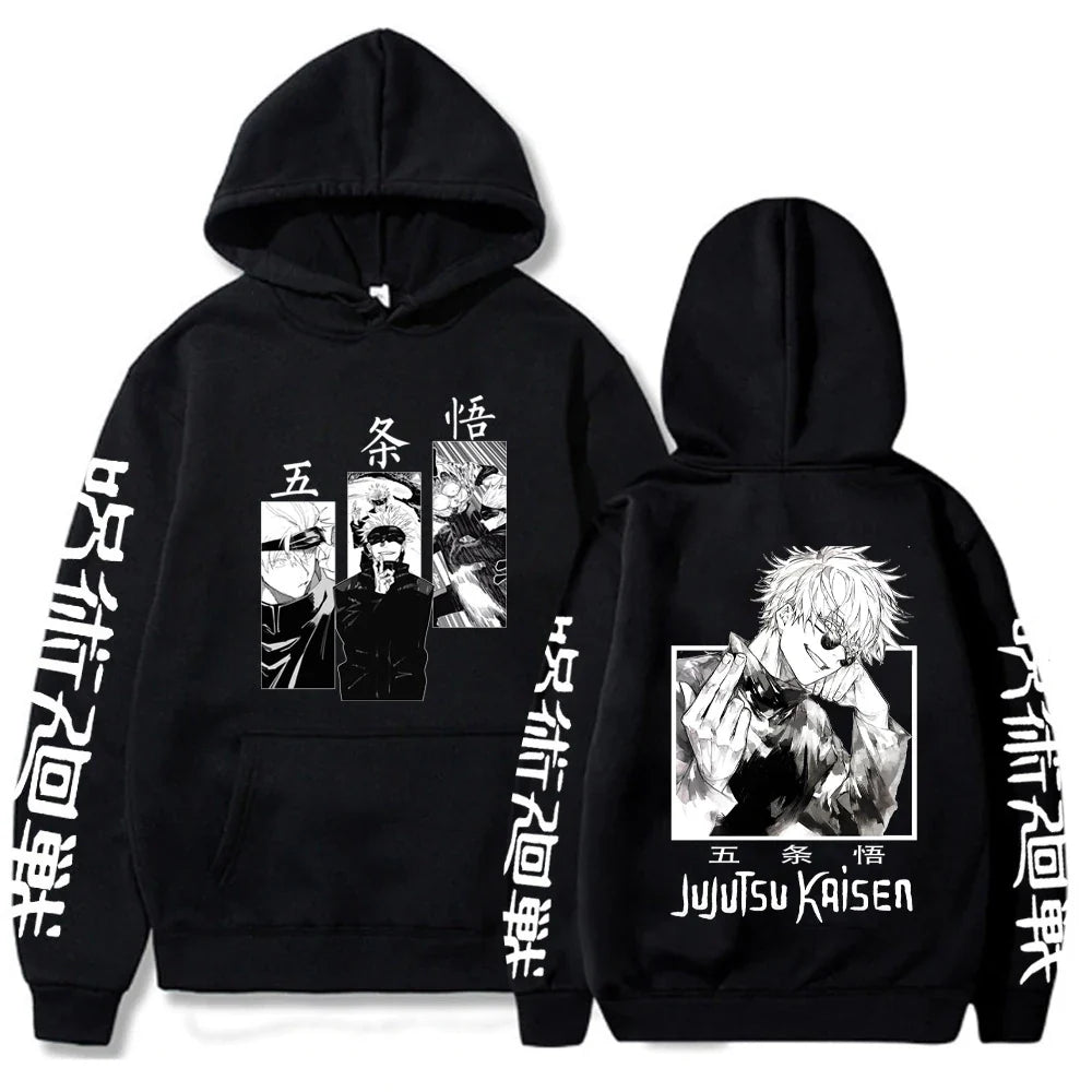Character Print Sweatshirt – Graphic Design, Manga Style Eden of Clothes 