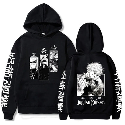 Character Print Sweatshirt – Graphic Design, Manga Style Eden of Clothes 