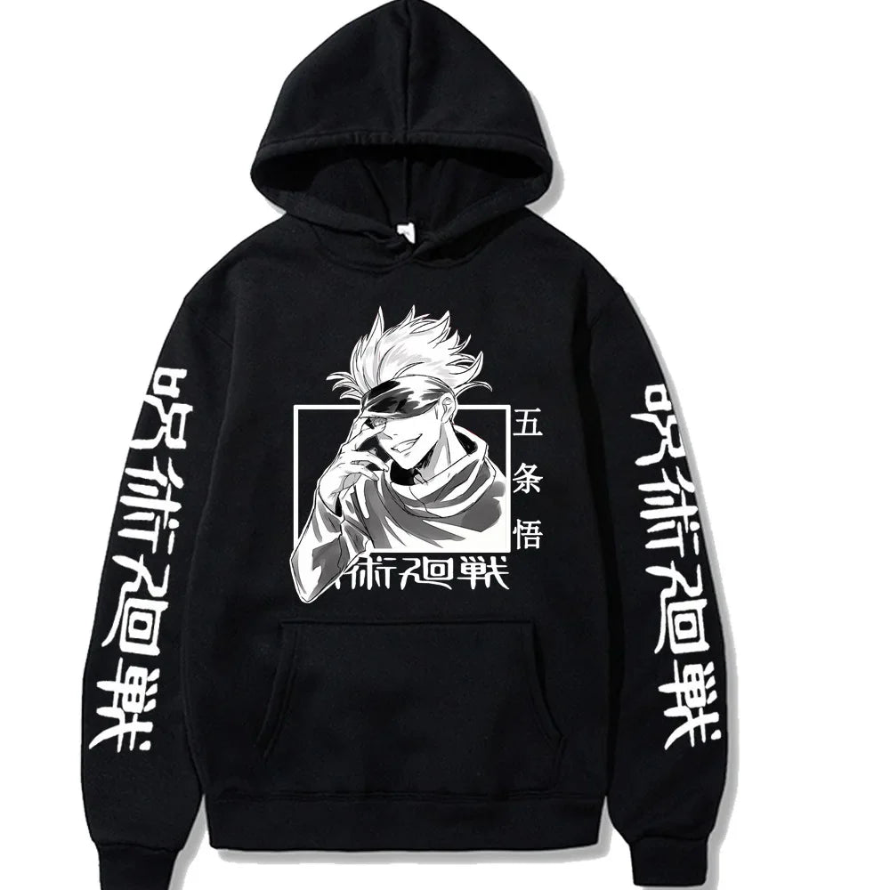 Character Print Sweatshirt – Graphic Design, Manga Style Eden of Clothes 