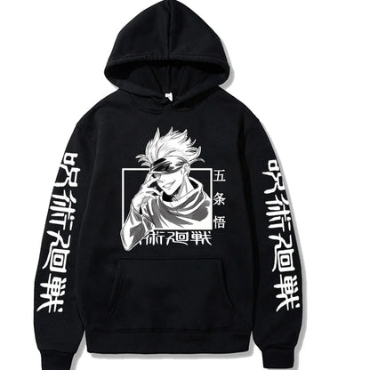 Character Print Sweatshirt – Graphic Design, Manga Style Eden of Clothes 