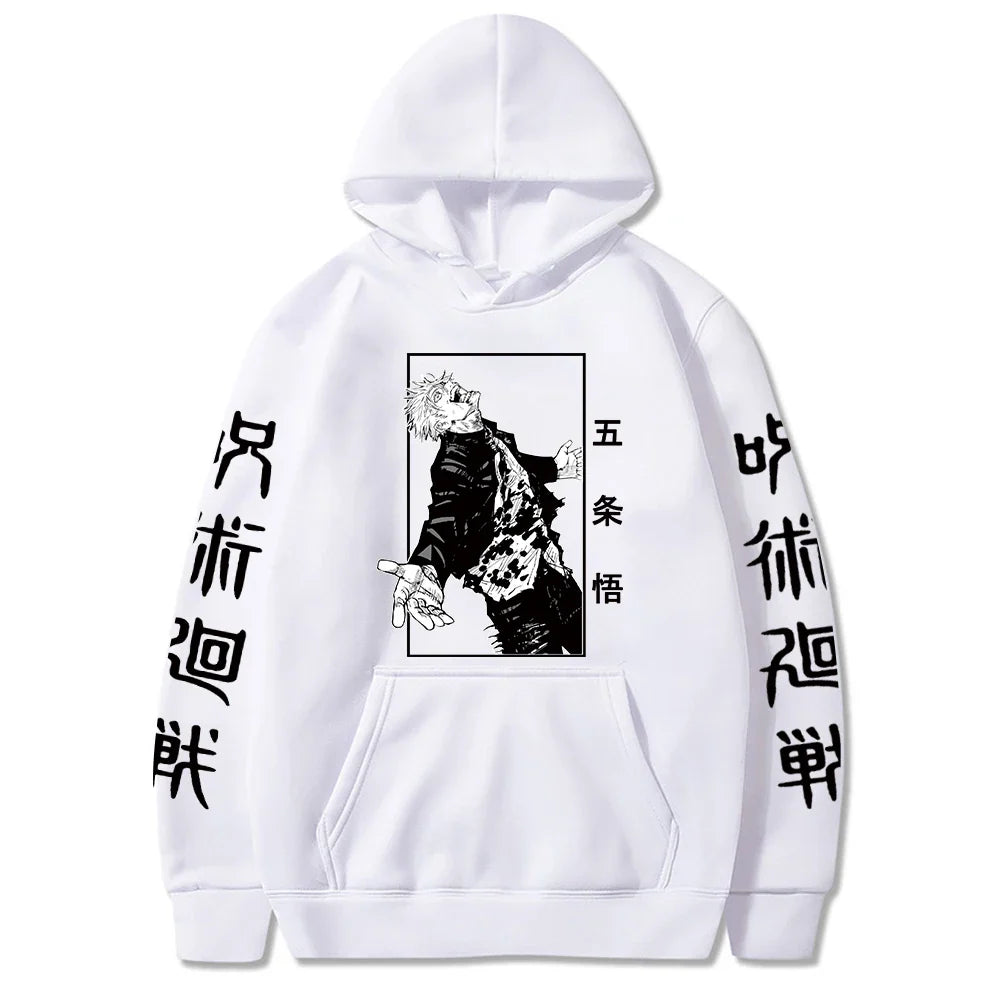 Character Print Sweatshirt – Graphic Design, Manga Style Eden of Clothes 