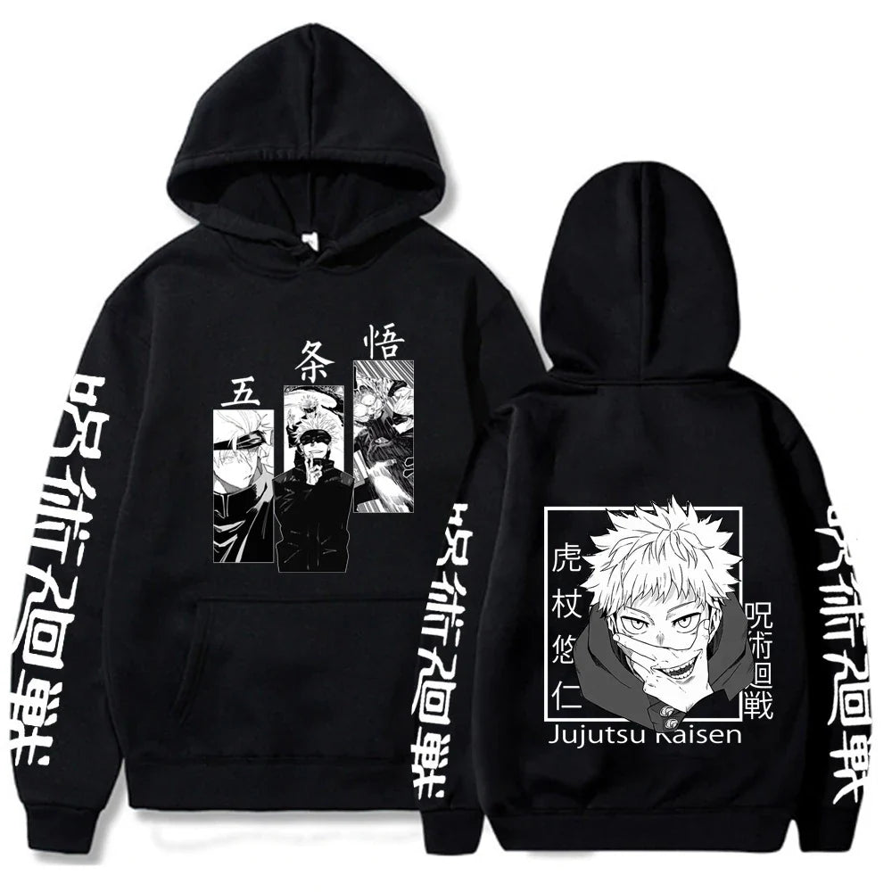 Character Print Sweatshirt – Graphic Design, Manga Style Eden of Clothes 