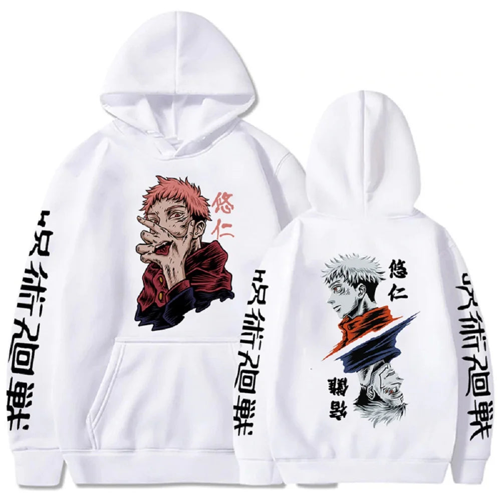 Character Print Sweatshirt – Graphic Design, Manga Style Eden of Clothes 