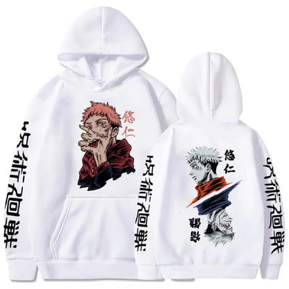 Character Print Sweatshirt – Graphic Design, Manga Style Eden of Clothes 
