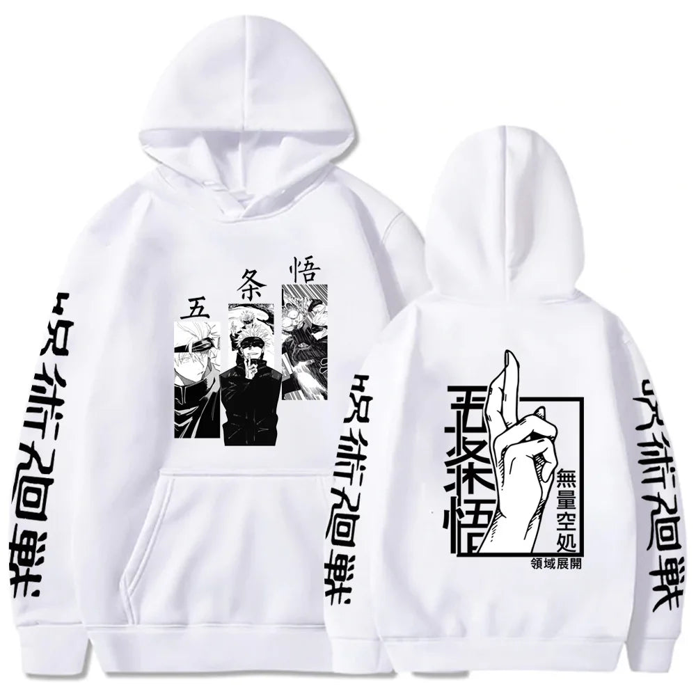 Character Print Sweatshirt – Graphic Design, Manga Style Eden of Clothes 