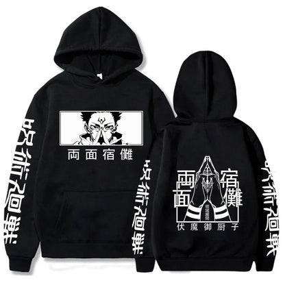 Character Print Sweatshirt – Graphic Design, Manga Style Eden of Clothes 