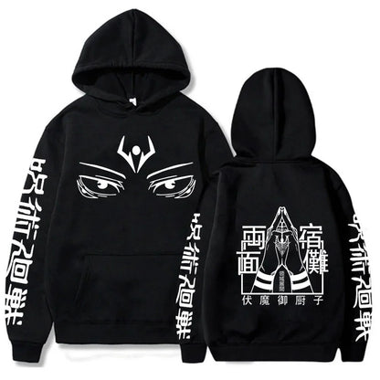 Character Print Sweatshirt – Graphic Design, Manga Style Eden of Clothes 