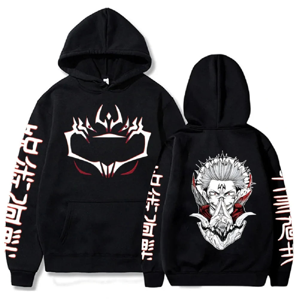 Character Print Sweatshirt – Graphic Design, Manga Style Eden of Clothes 