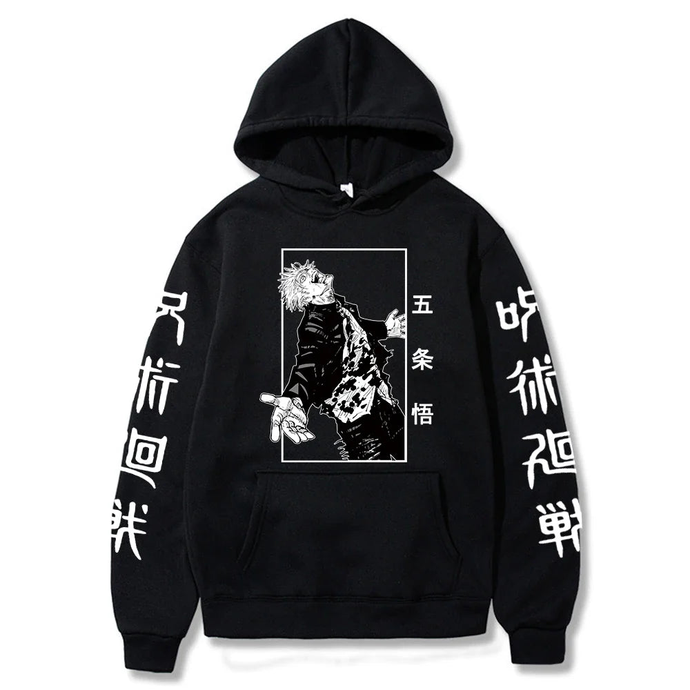 Character Print Sweatshirt – Graphic Design, Manga Style Eden of Clothes 