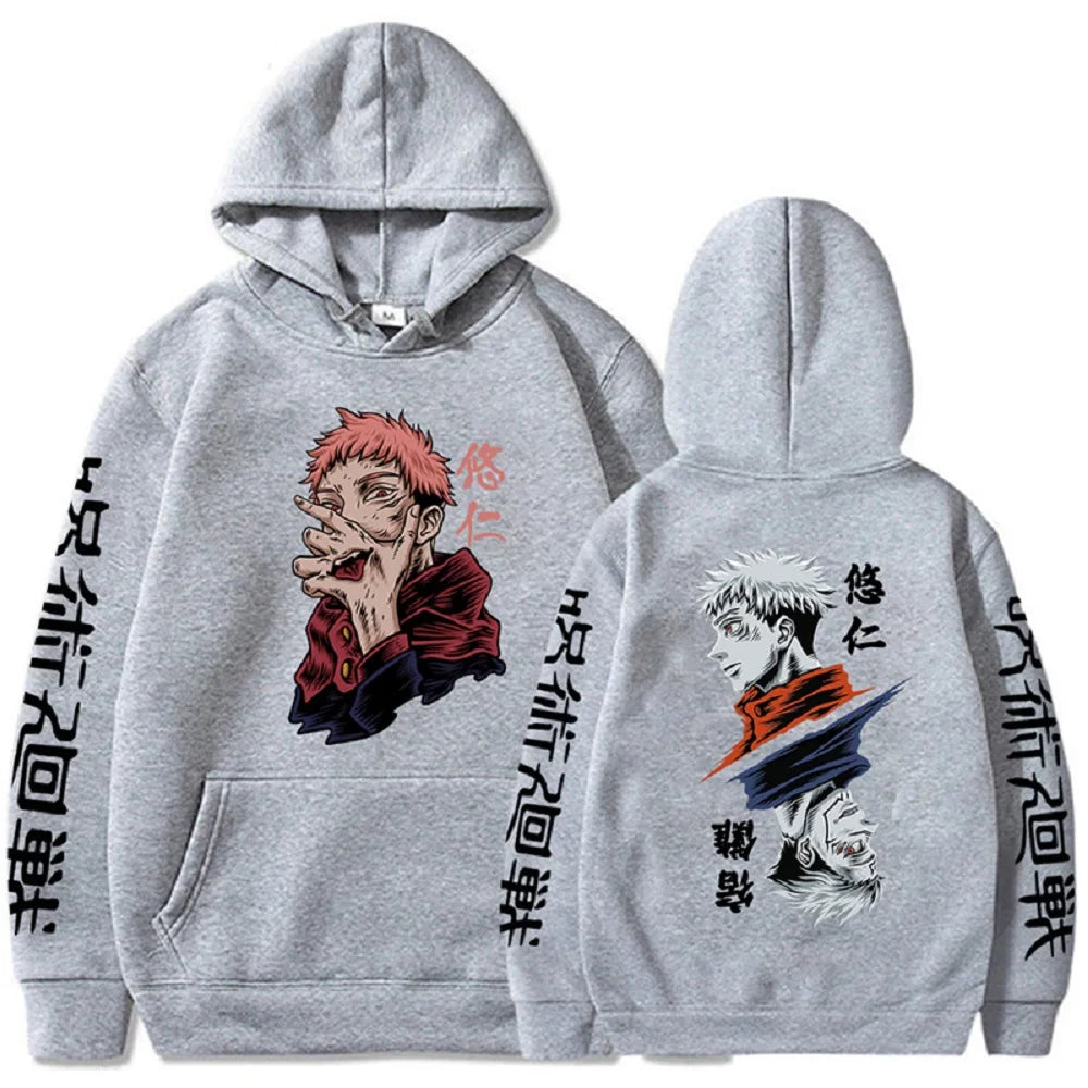 Character Print Sweatshirt – Graphic Design, Manga Style Eden of Clothes 