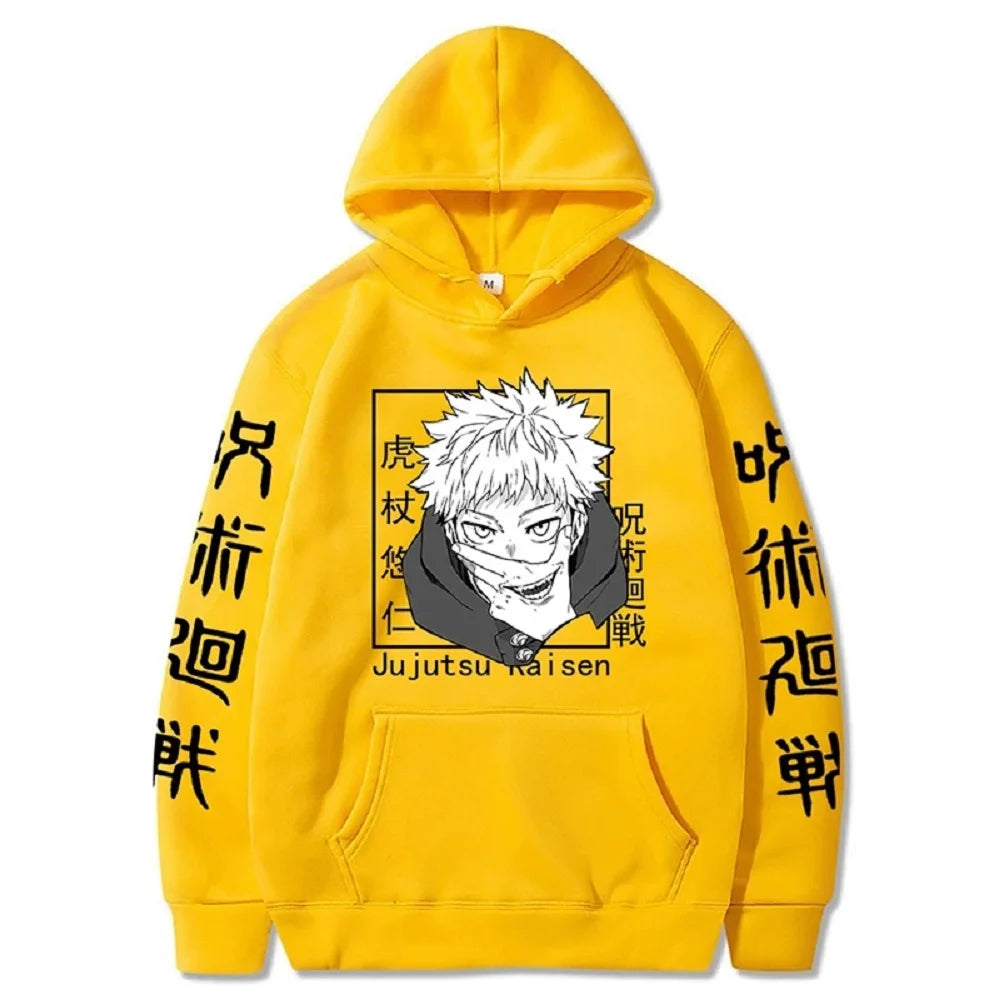 Character Print Sweatshirt – Graphic Design, Manga Style Eden of Clothes 