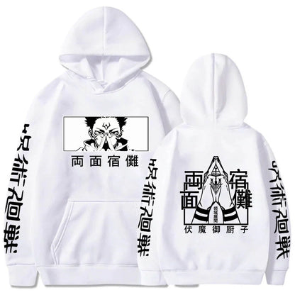 Character Print Sweatshirt – Graphic Design, Manga Style Eden of Clothes 