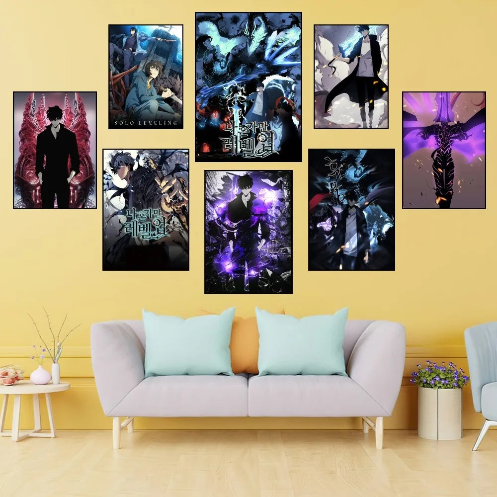 Solo Leveling Poster – Dynamic Wall Art for Anime Fans - Eden of Clothes