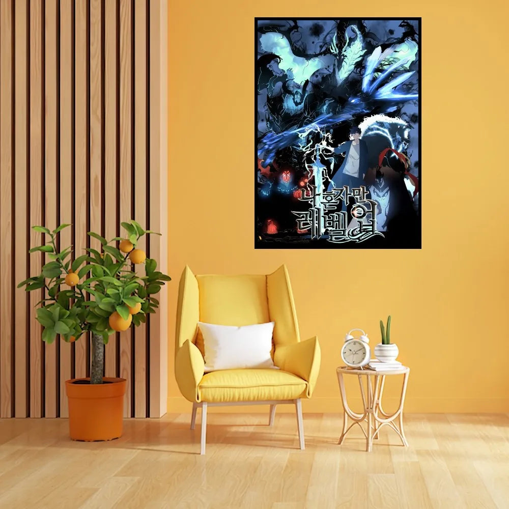Solo Leveling Poster – Dynamic Wall Art for Anime Fans - Eden of Clothes