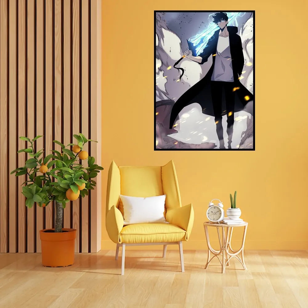 Solo Leveling Poster – Dynamic Wall Art for Anime Fans - Eden of Clothes