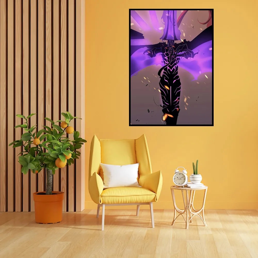 Solo Leveling Poster – Dynamic Wall Art for Anime Fans - Eden of Clothes