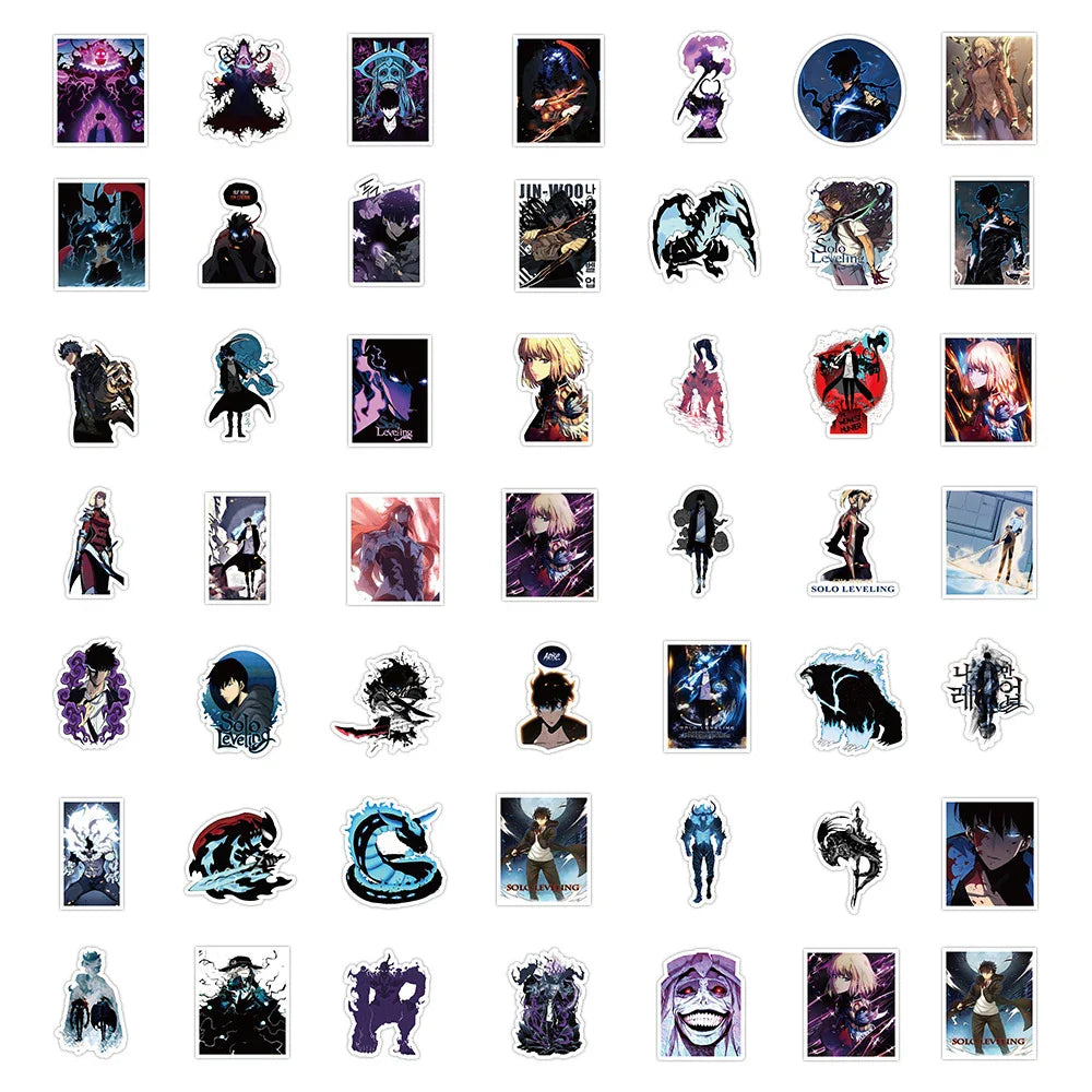 Solo Leveling Stickers – Character Designs, Anime Set Eden of Clothes 