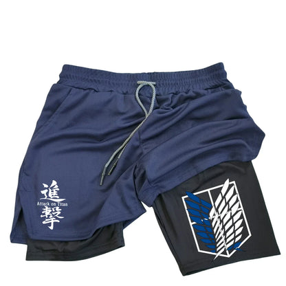 Gym Shorts – Training Wear, Attack on Titan Eden of Clothes 