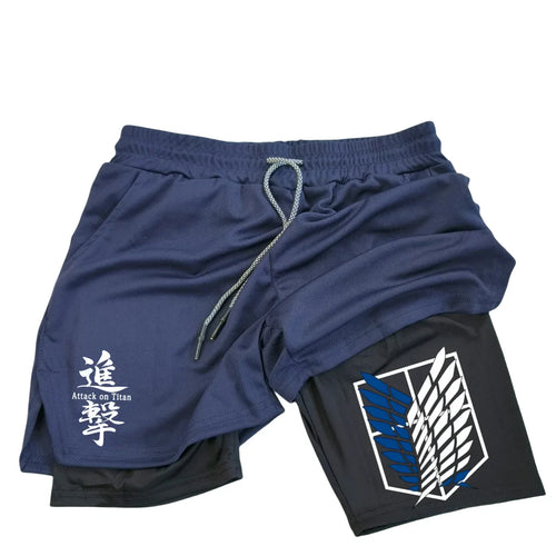 Gym Shorts – Training Wear, Attack on Titan Eden of Clothes 
